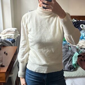 Women's Cream JCrew Sweater